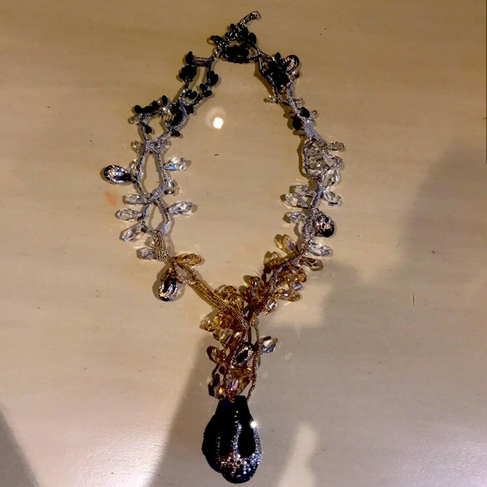 Authentic Swarovski long Necklace 2013 collection with earrings. - Picture 3 of 6
